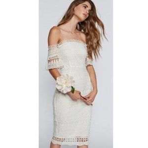 SAYLOR X FREE PEOPLE Mariah crochet midi dress